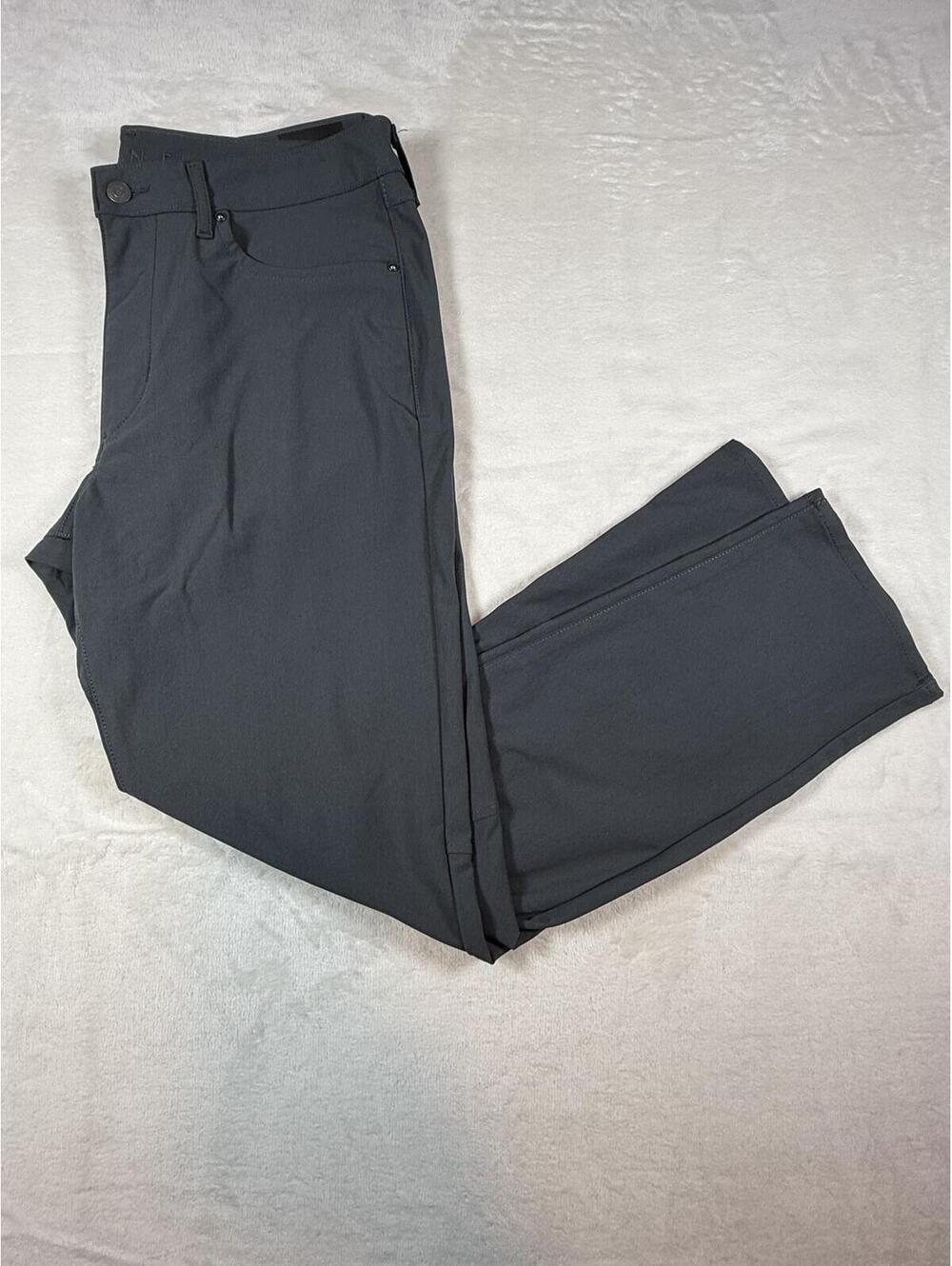 American Eagle Men's Gray Stretch Straight Leg Pants 34x32‎